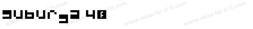 Suburga 4字体转换